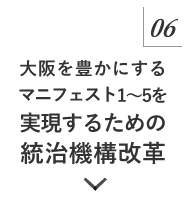 マニュフェスト06 統治機構改革